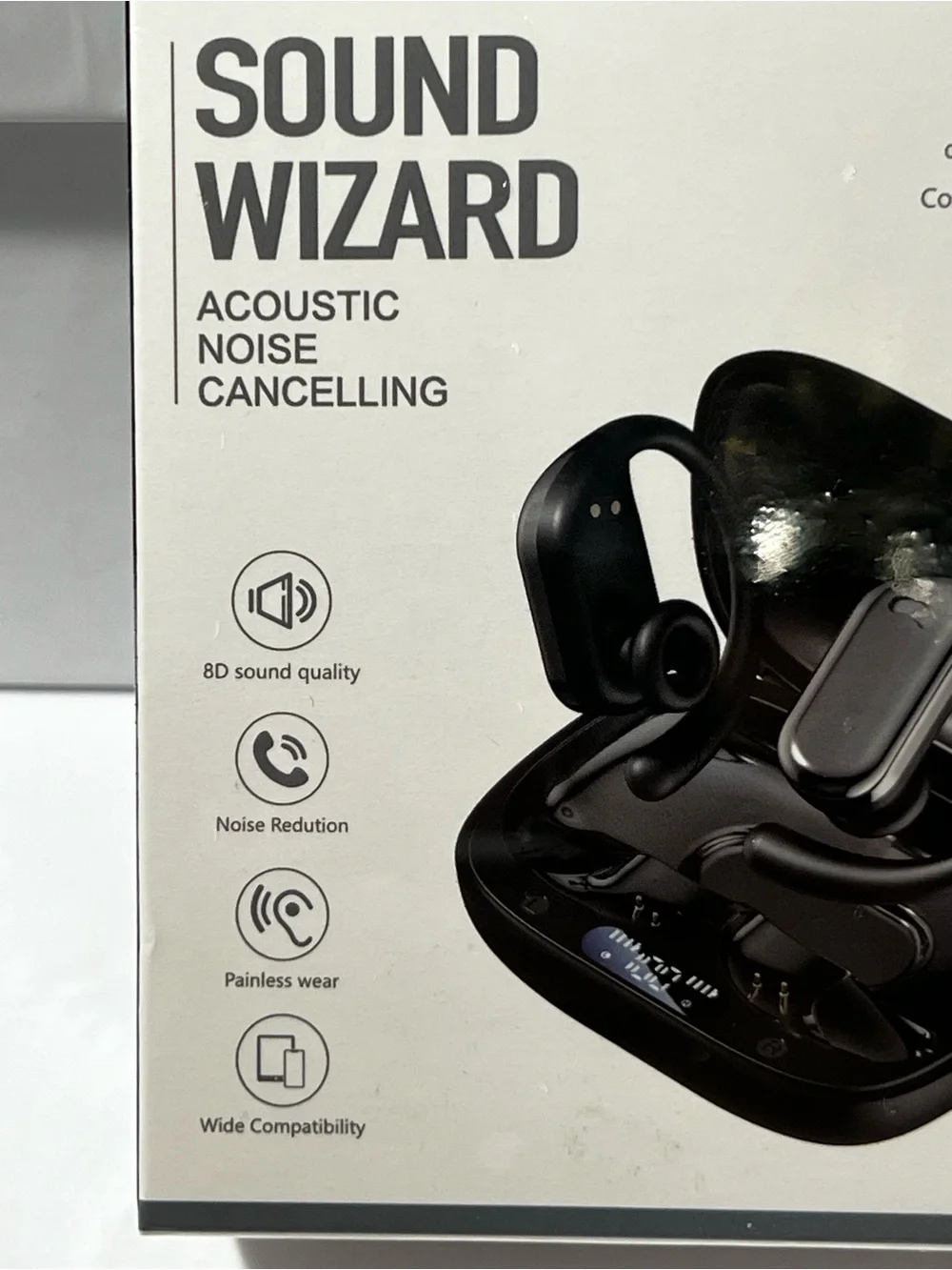 Sound Wizard M74 Wireless Bluetooth Earbuds Noise Cancelling AI Translator Black